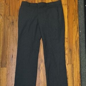 Men's Black Pinstripe Pants
